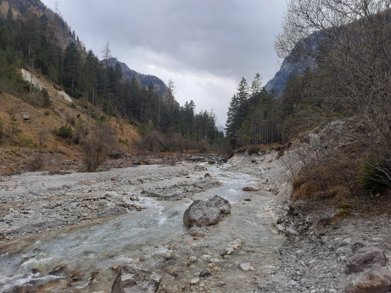 Die Wimbach im Schotterbett